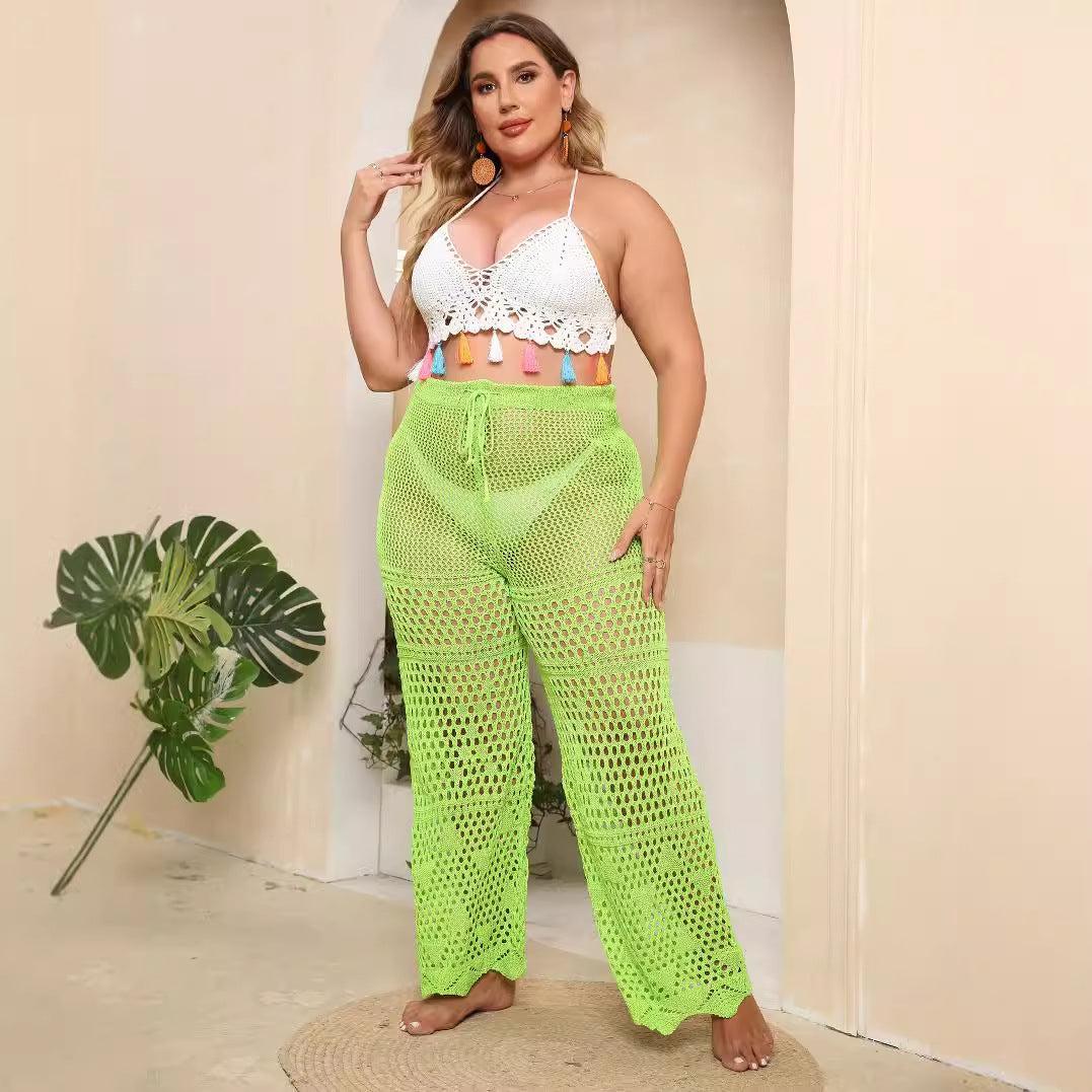 Women's Mesh Structure Beach Pants Mune Fashion