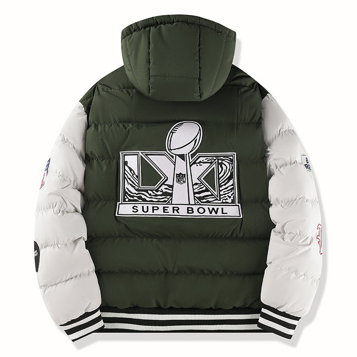 Men's multifunctional quilted jacket with hood and unique design Mune Fashion