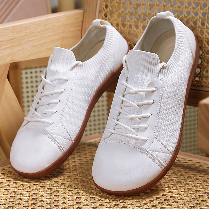 Women's knitted slip-on sneakers with elastic shaft and padded comfort sole Mune Fashion