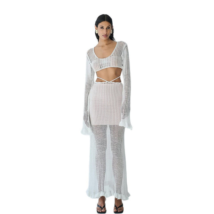 Ladies elegant and translucent beach set Mune Fashion