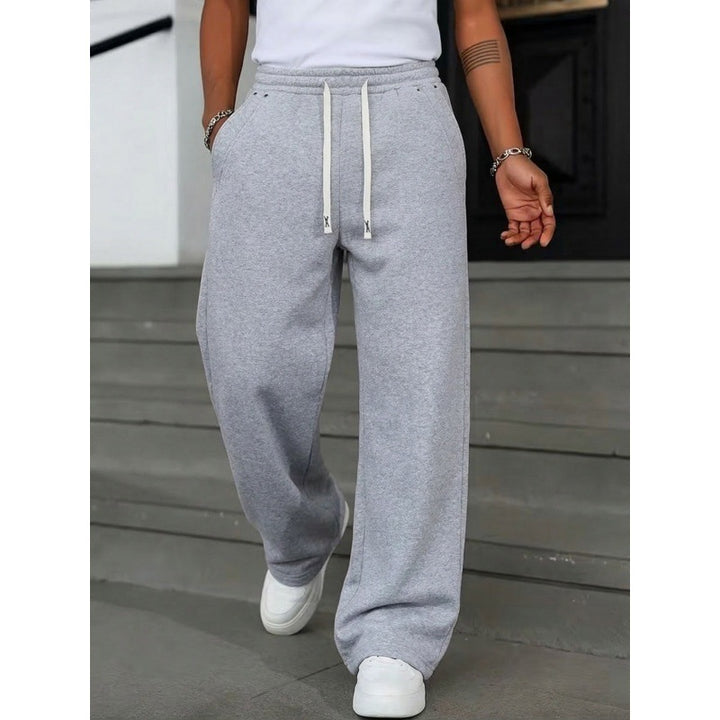 Men's Comfortable Casual Pants with Wide Cut Mune Fashion