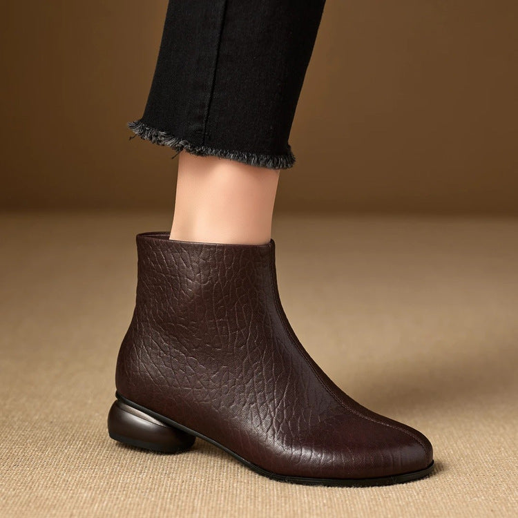 Women Elegant Ankle Boots Mune Fashion
