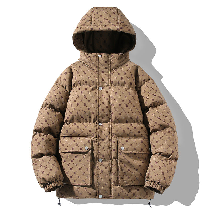 Men's padded parka with thermal insulation water-repellent surface & multifunctional pockets Mune Fashion
