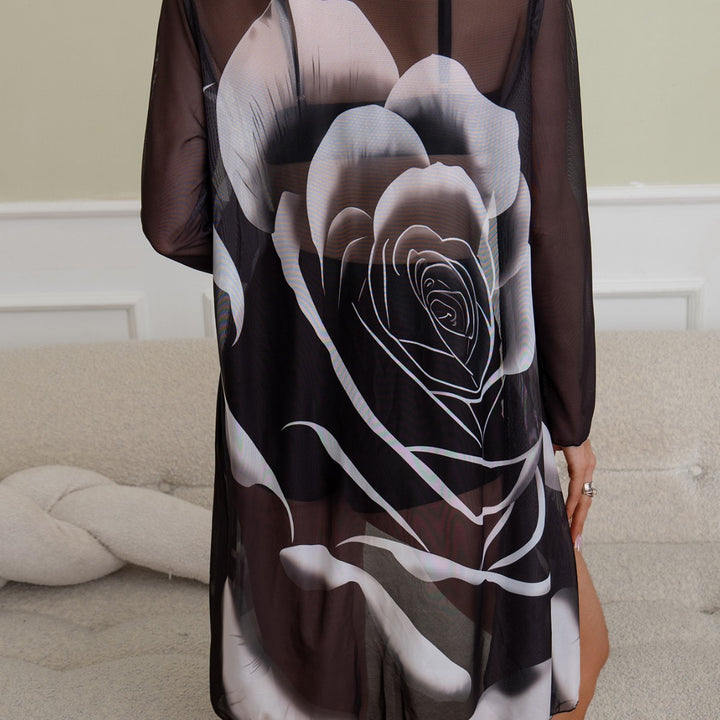 Women Transparent Beach Kimono Mune Fashion