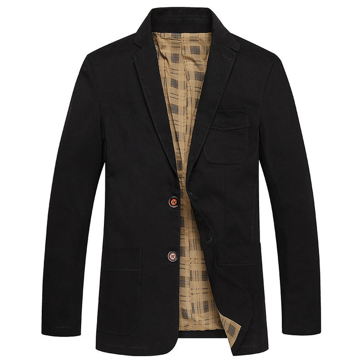 Men's blazer in field style made of premium canvas with patch pockets Mune Fashion