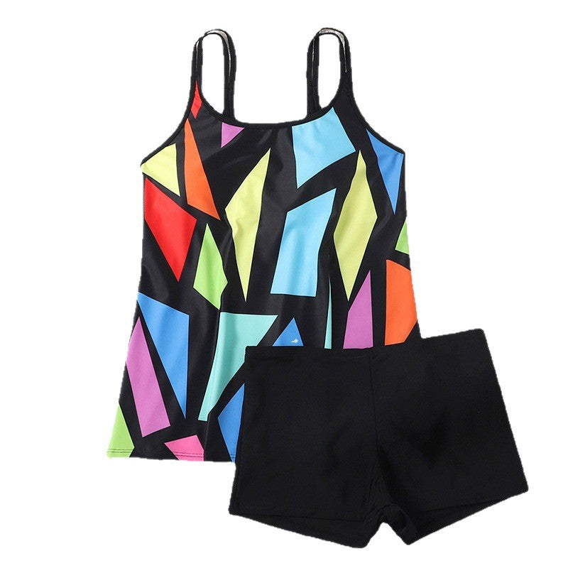 Damen Sportliches Schwimmanzug-Set Echo Archiv