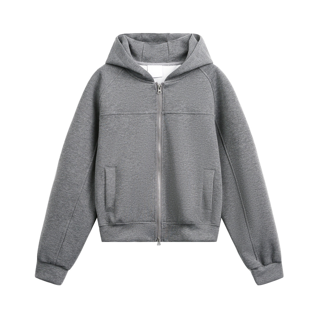 Women's Sporty Hoodie Sweat Jacket Mune Fashion