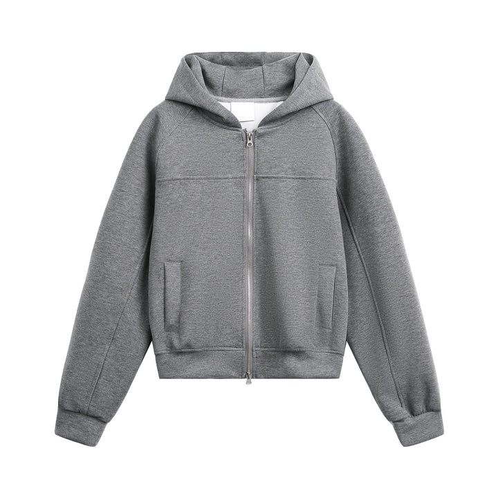 Women's Sporty Hoodie Sweat Jacket Mune Fashion