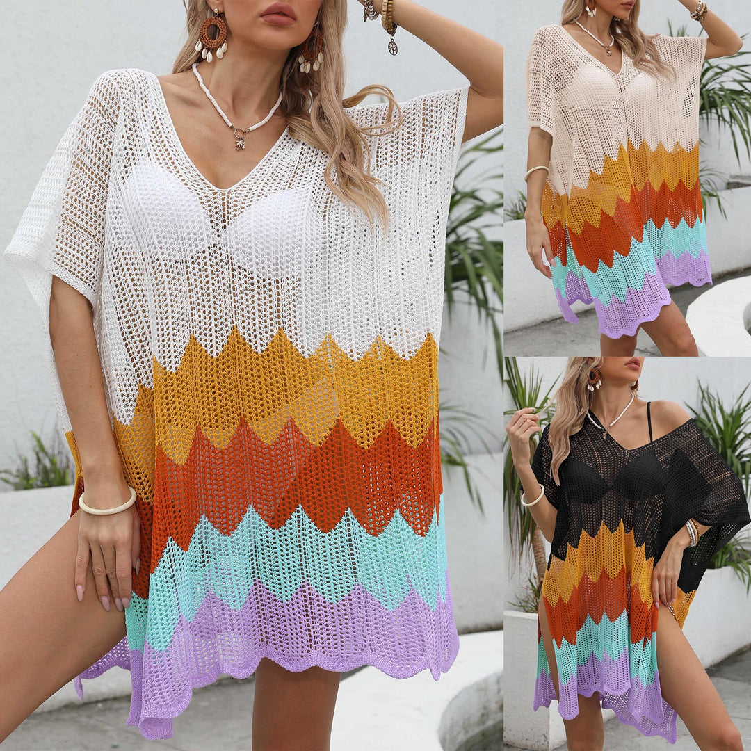 Ladies airy crochet beach cover-up Mune Fashion