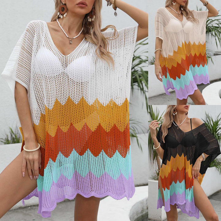 Ladies airy crochet beach cover-up Mune Fashion