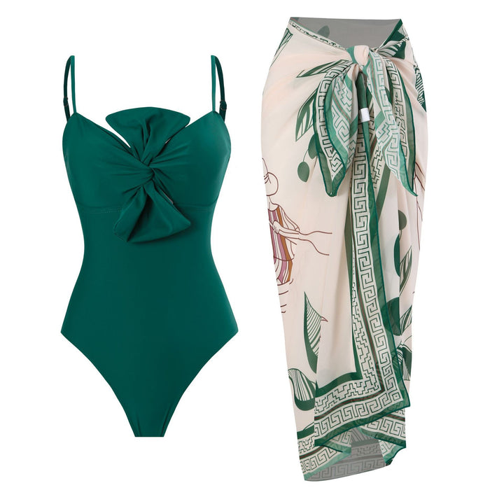 Women's swimsuit with elegant wrap skirt Mune Fashion