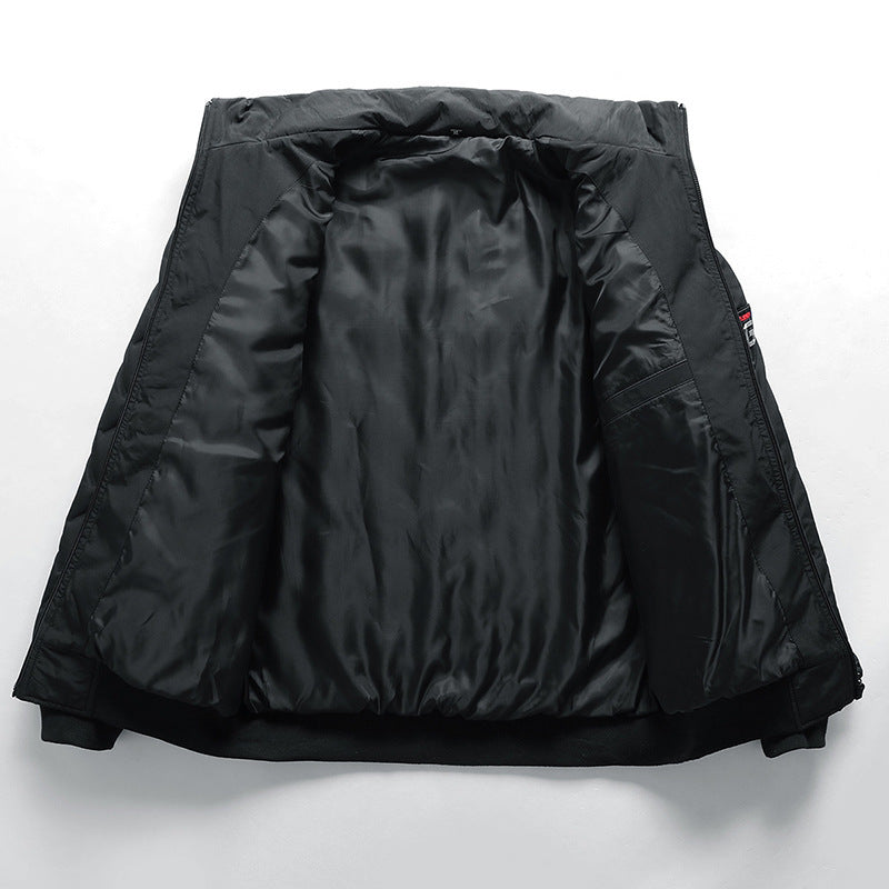 Men's Insulated Padded Jacket with High Collar Mune Fashion