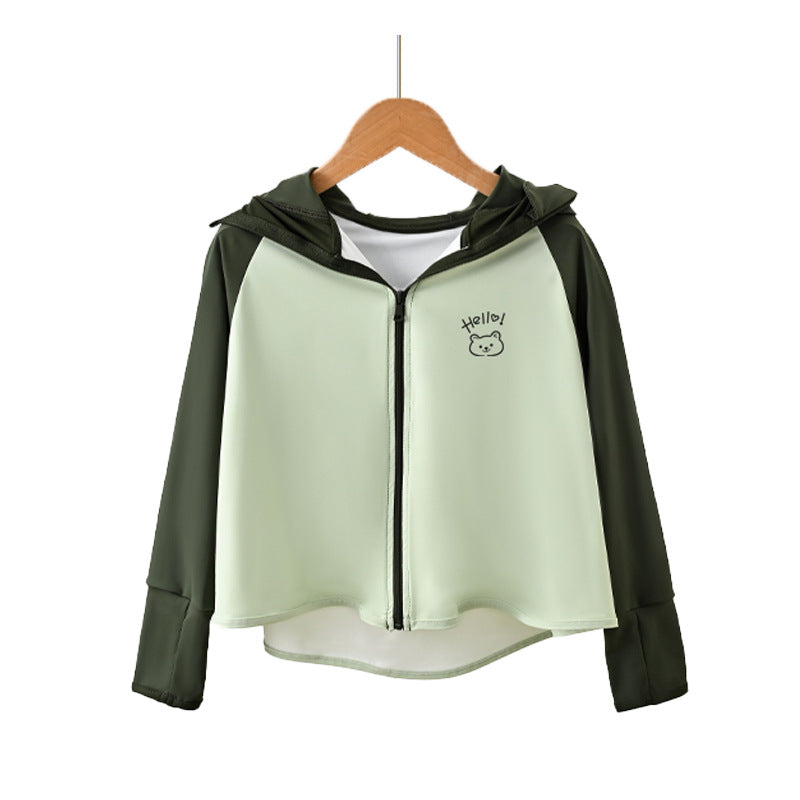 Women's Lightweight Hooded Jacket with Animal Print Mune Fashion