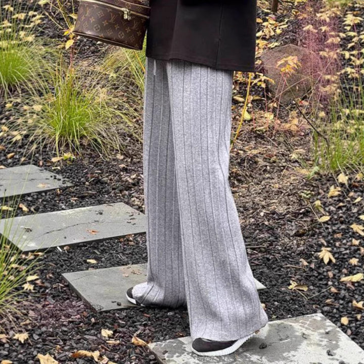 Women's High-Quality and Comfortable Pleated Trousers Mune Fashion