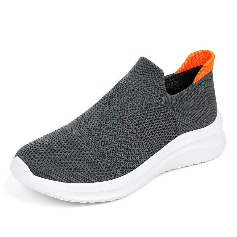 Unisex nan breathable knitted slip-on sneakers with ergonomic memory insole Mune Fashion