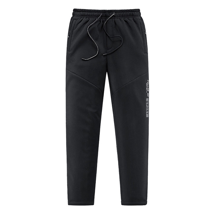 Men's Sportive Jogging Pants in Tapered Fit with Drawstring and Elastic Cuffs Mune Fashion