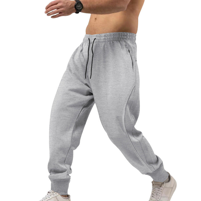 Men's versatile sweat jogging pants with ergonomic knee inserts, elastic comfort waistband, and concealed zip pockets Mune Fashion
