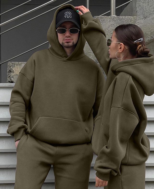 Unisex Oversize Hoodie and Relax Jogging Pants Set made of high-quality cotton blend Mune Fashion