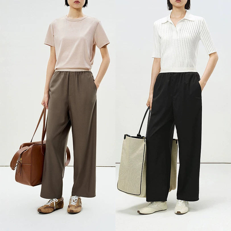 Women Elegant Wide Pants Mune Fashion