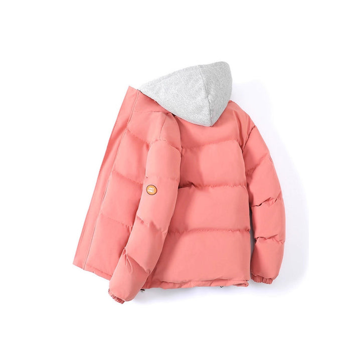 Men's Padded Quilted Jacket with Integrated Hood Layer and Windproof Outer Layer Mune Fashion