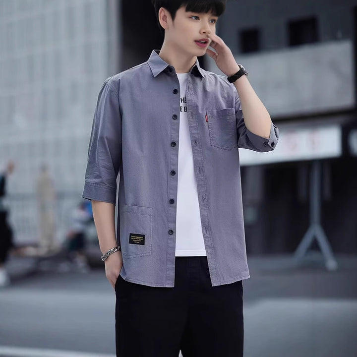 Men's Casual Long Sleeve Shirt Mune Fashion