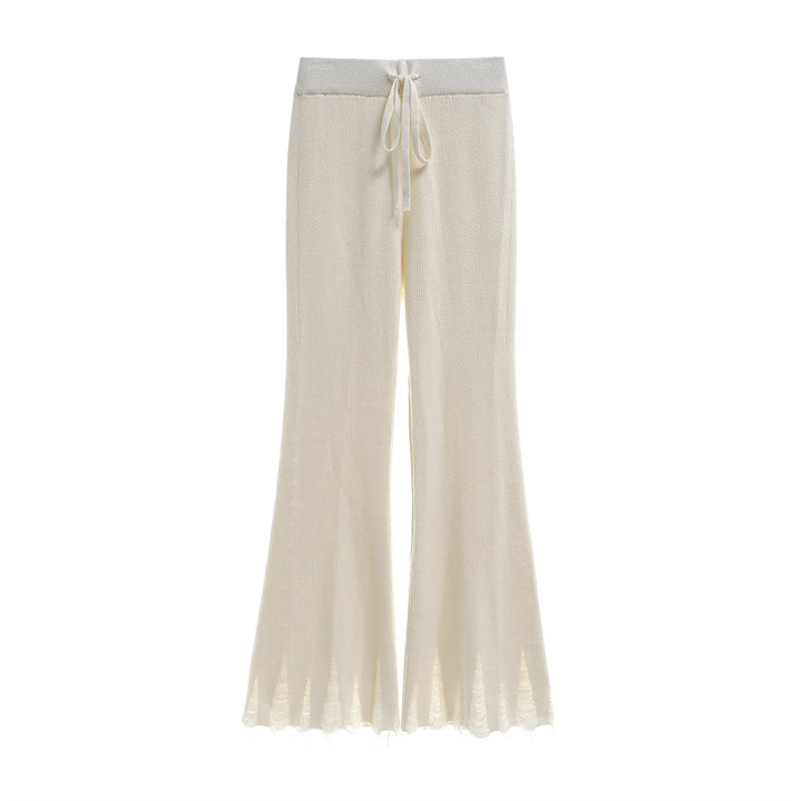 Women's Comfortable and Casual Knit Palazzo Pants Mune Fashion
