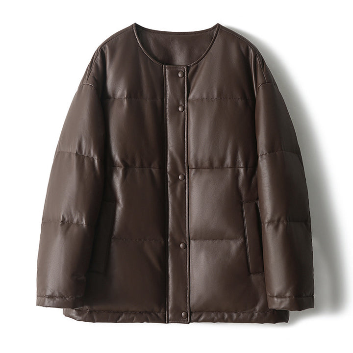 Women's quilted jacket with high collar Mune Fashion