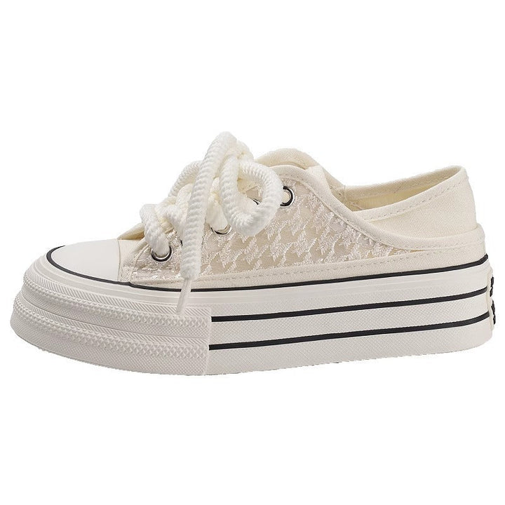 Women's Comfortable Sneakers with Trendy Platform by Mune Fashion