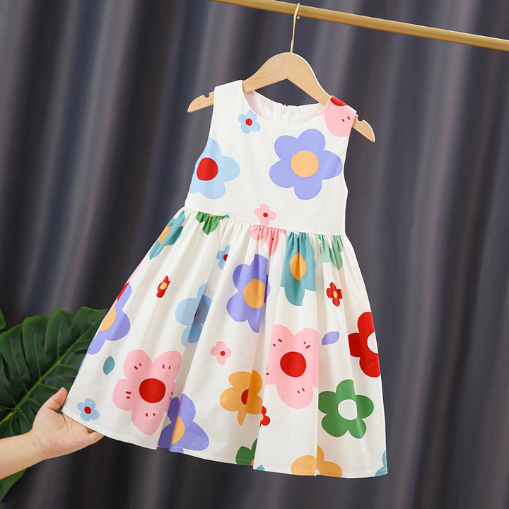 Girls summer dress with colorful polka dot design Mune Fashion