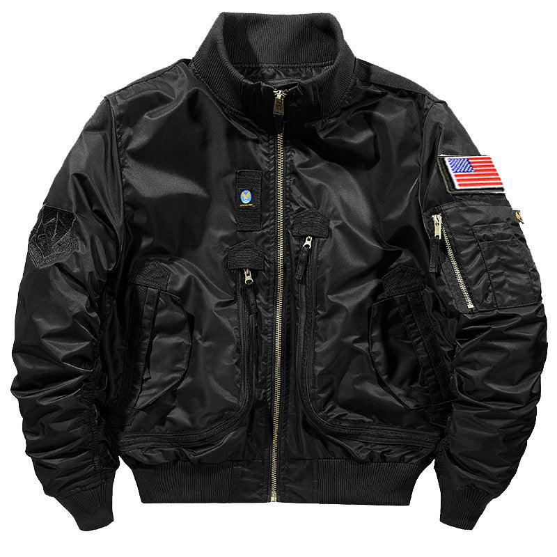 Men's bomber jacket with multiple pockets Mune Fashion