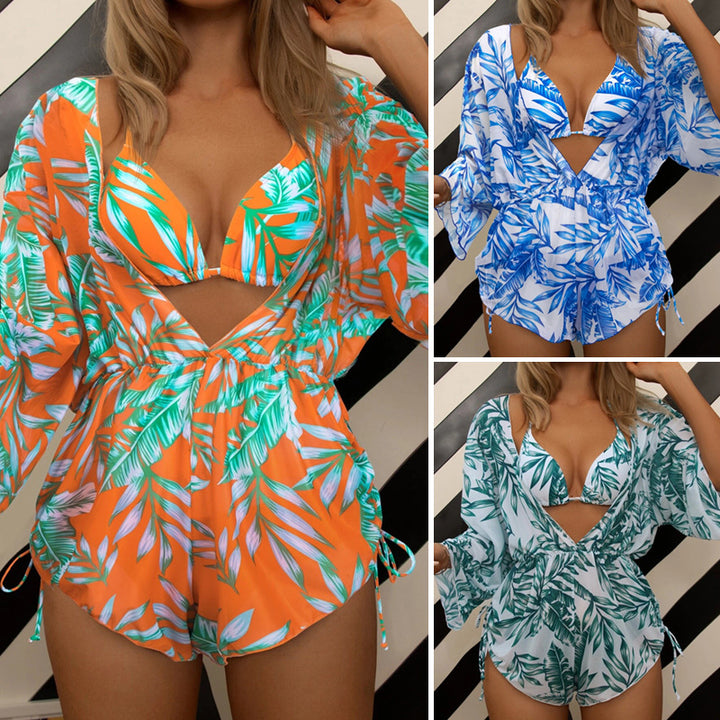 Women’s Romper with Floral Cut-Out Design Mune Fashion