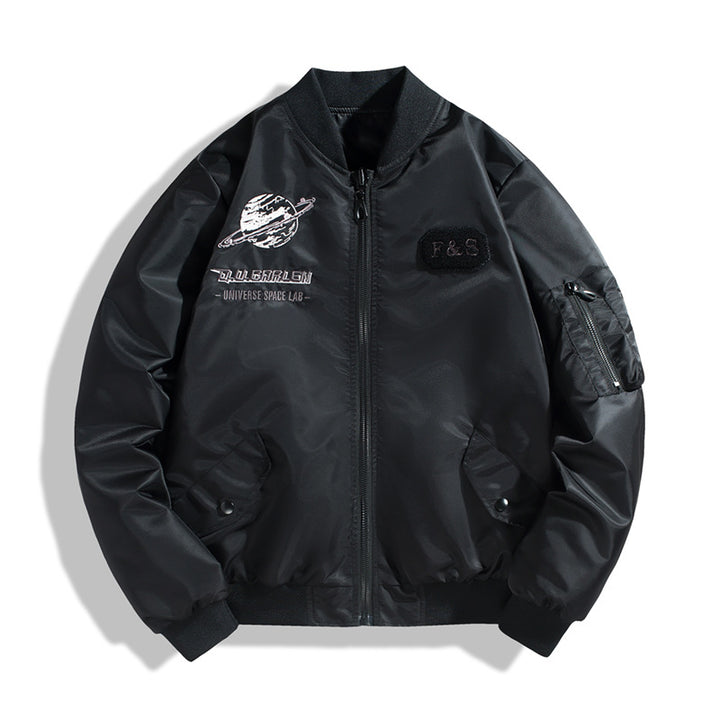 Men's fashionable bomber jacket with high collar Mune Fashion
