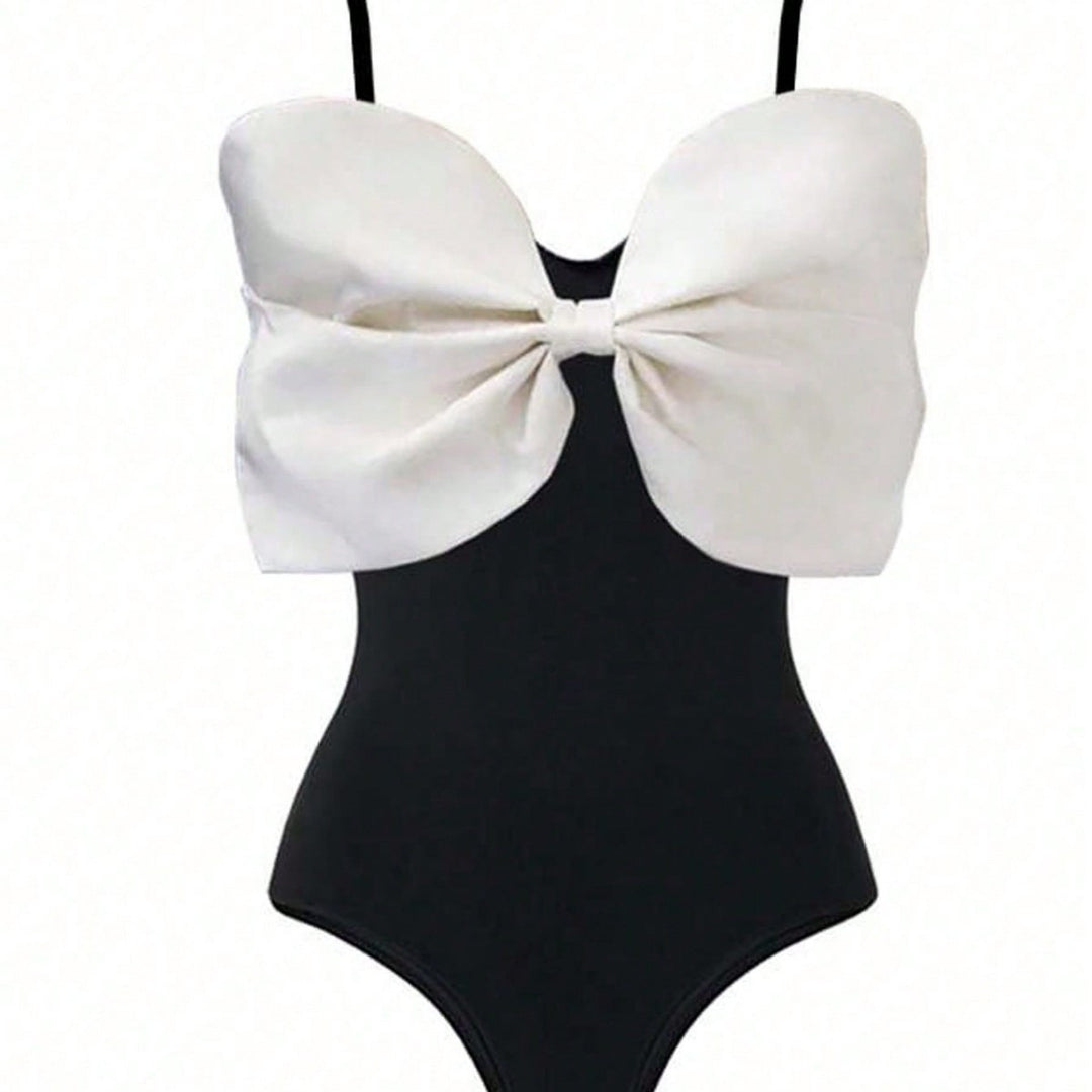 Women's one-piece with stylish bow design Mune Fashion