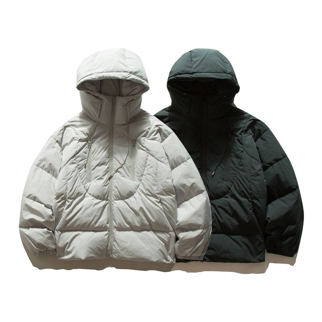 Women’s oversized quilted hooded jacket with voluminous thermal padding Mune Fashion