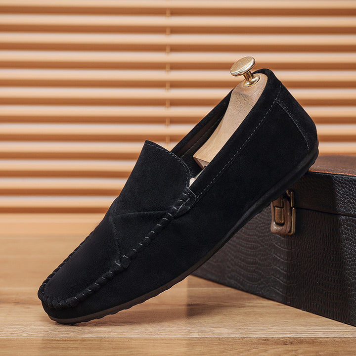 Men's Sophisticated Suede Moccasins