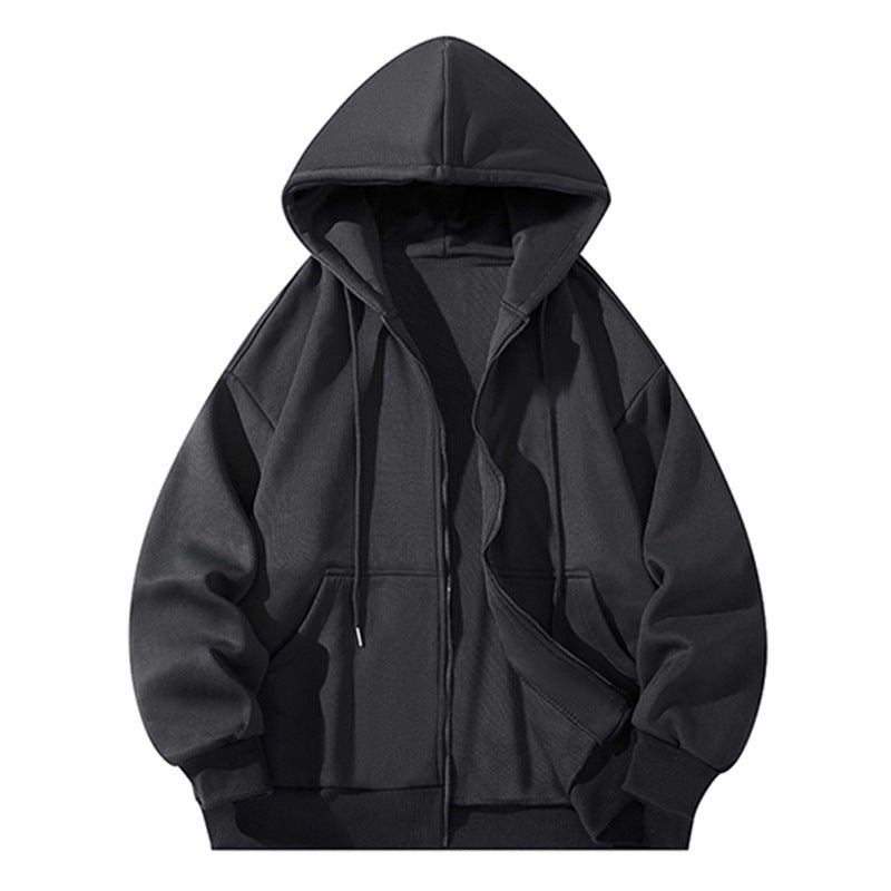Men's Oversize Zip-Up Hoodie made of heavy sweatshirt quality with kangaroo pockets Mune Fashion