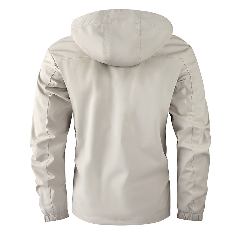 Men's water-repellent field parka with hood, insulating lining, and multifunctional pockets Mune Fashion