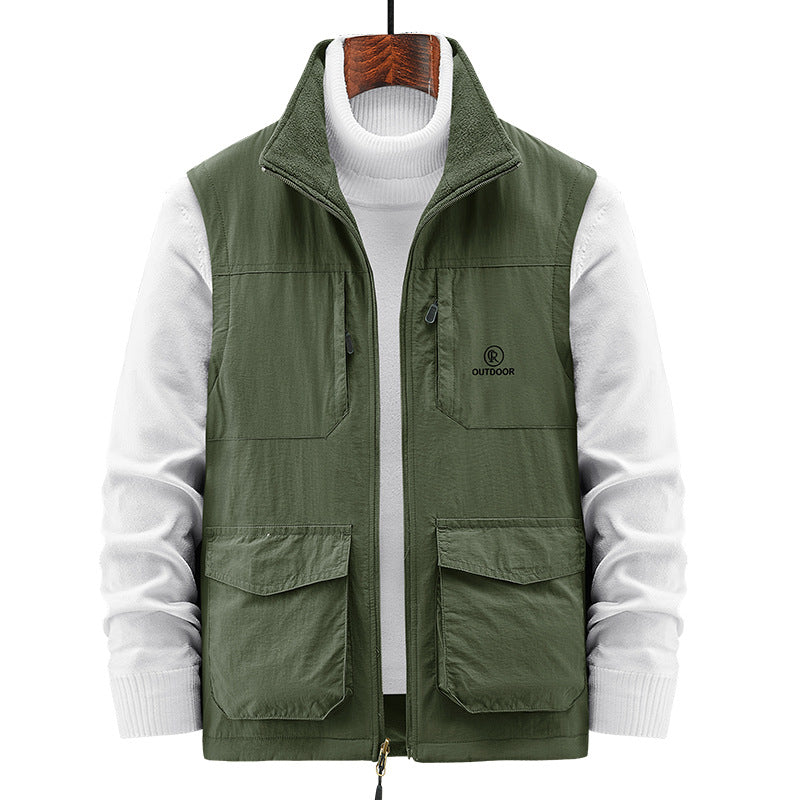 Men's Robust Functional Vest with Many Pockets Mune Fashion