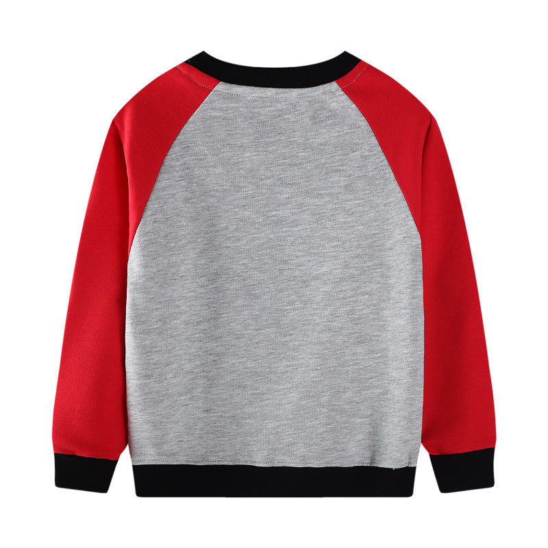 Boys sweatshirt with creative excavator motif Mune Fashion