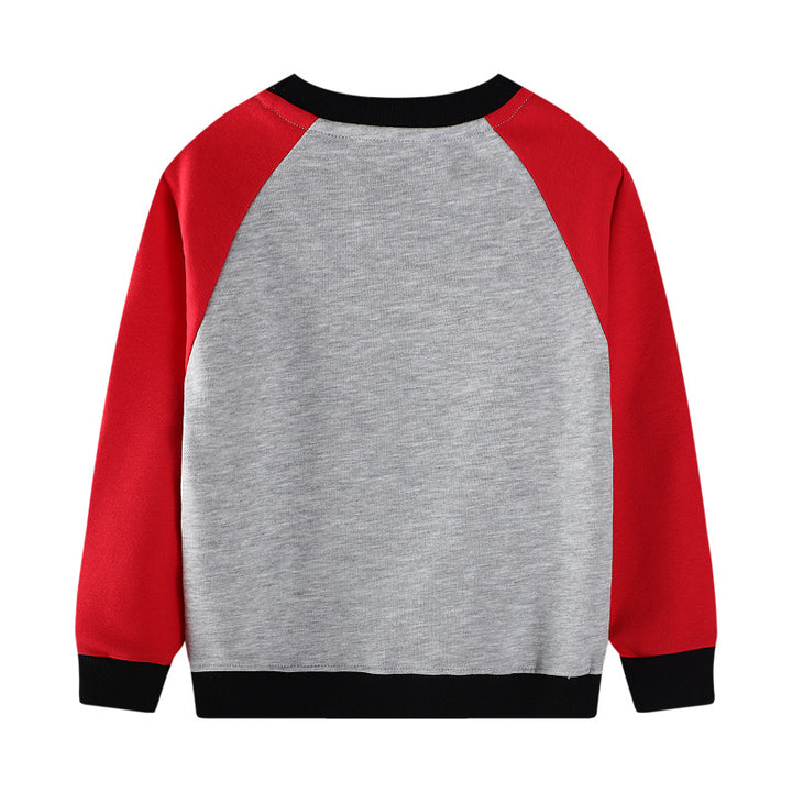 Boys sweatshirt with creative excavator motif Mune Fashion