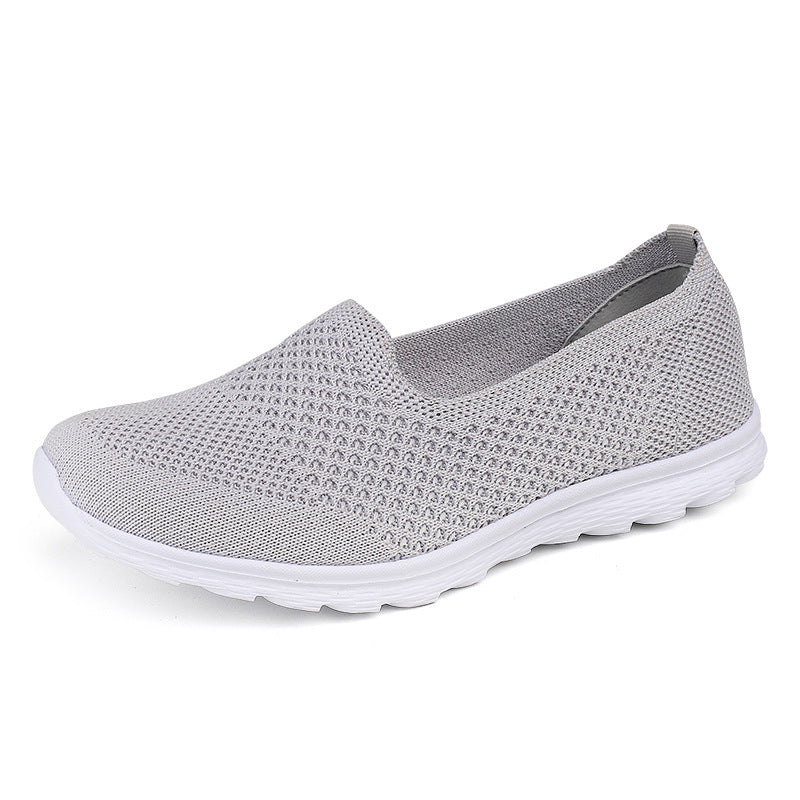 Women's seamless comfort slip-on shoe with elastic mesh upper and cushioned outsole Mune Fashion