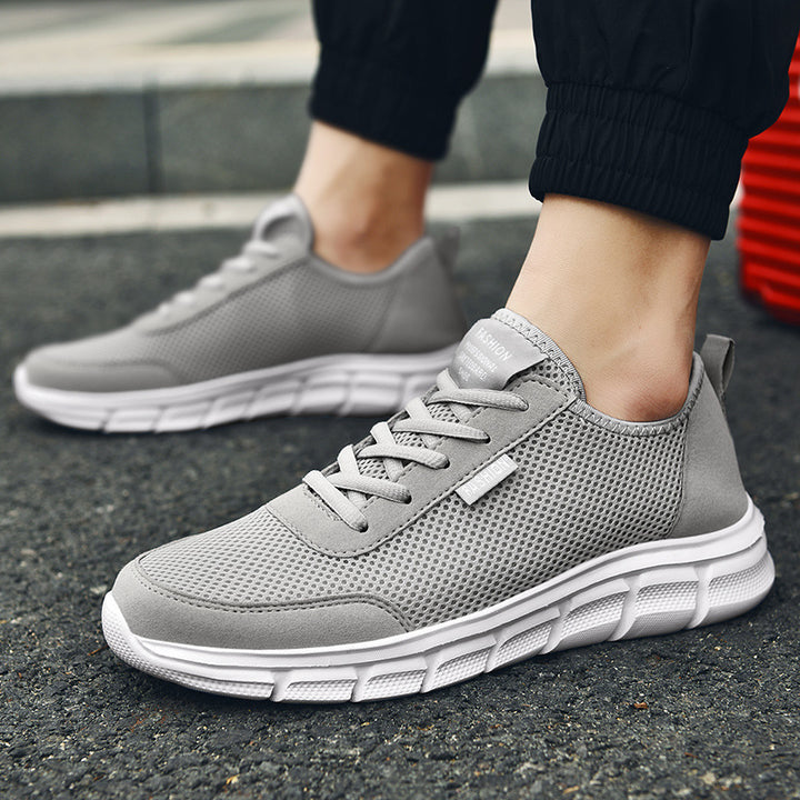 Unisex nan lightweight leisure sneakers with seamless mesh upper and viscoelastic midsole Mune Fashion