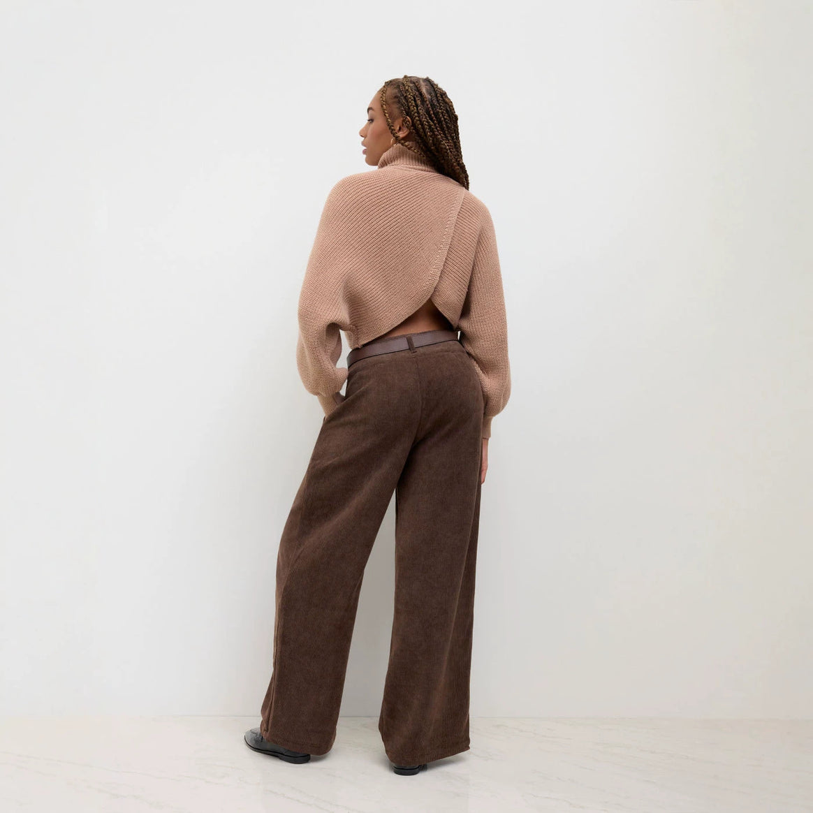 Women's Elegant and Wide Cut Cord Pants Mune Fashion