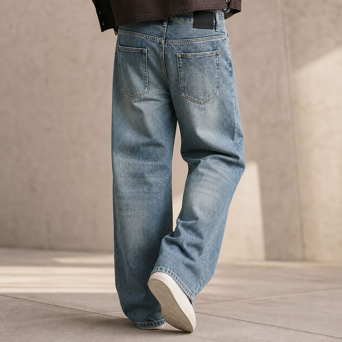 Women's Wide High-Waist Jeans made of Vintage Denim Mune Fashion