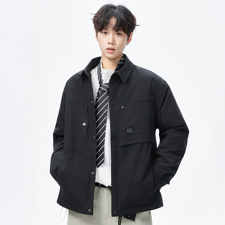 Herren Funktionale Fieldjacke mit Thermofutter und Utility-Taschen Mune Fashion
