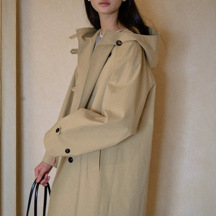 Women's Fashionable Transitional Jacket with Hood Mune Fashion