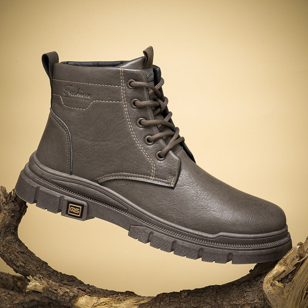 Men's Robust and Stylish Leather Boots Mune Fashion