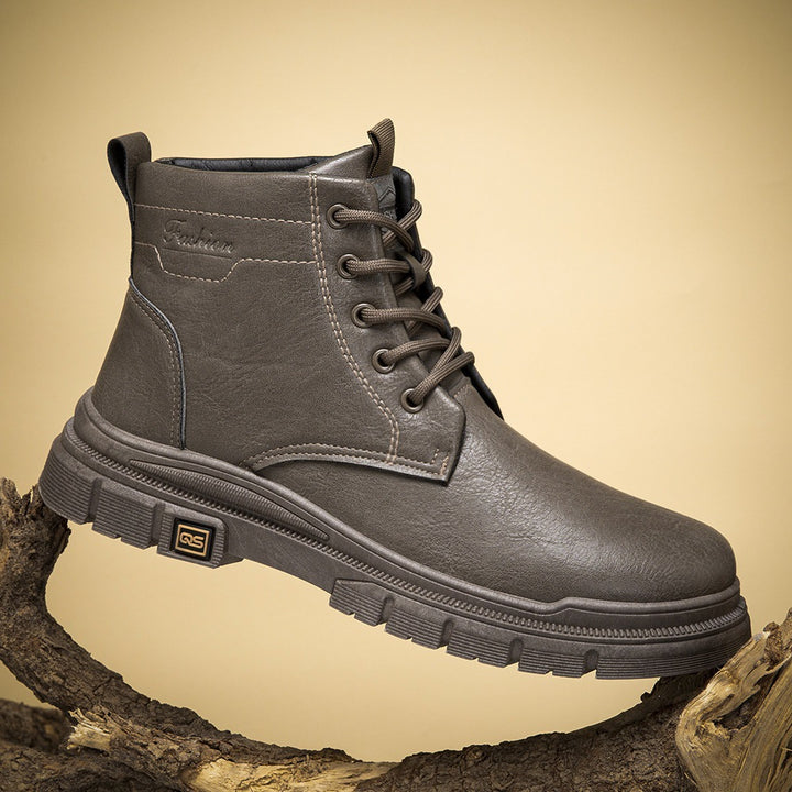 Men's Robust and Stylish Leather Boots Mune Fashion