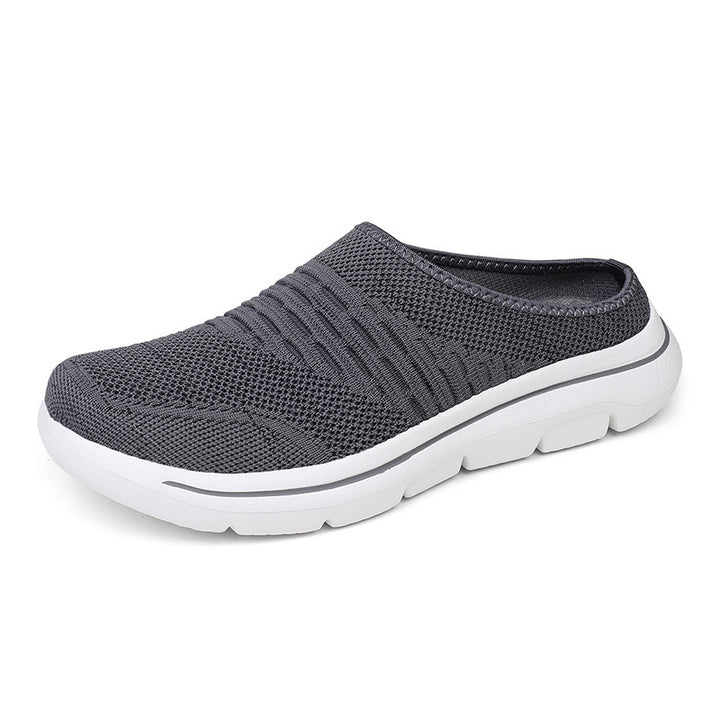 Women's breathable knitted slipper clog with orthopedic memory foam insole Mune Fashion