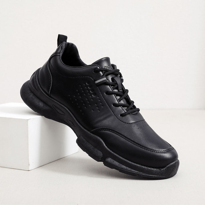 Men's Sporty Leather Sneakers Mune Fashion